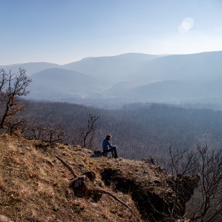 Pilisszentlélek felé tekintve (Fehér-szikla)
