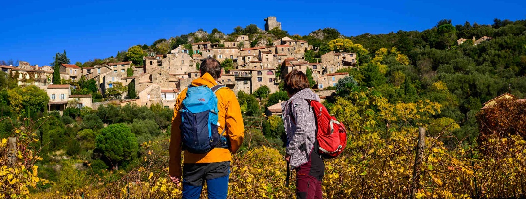 Autumn walk in Vieussan